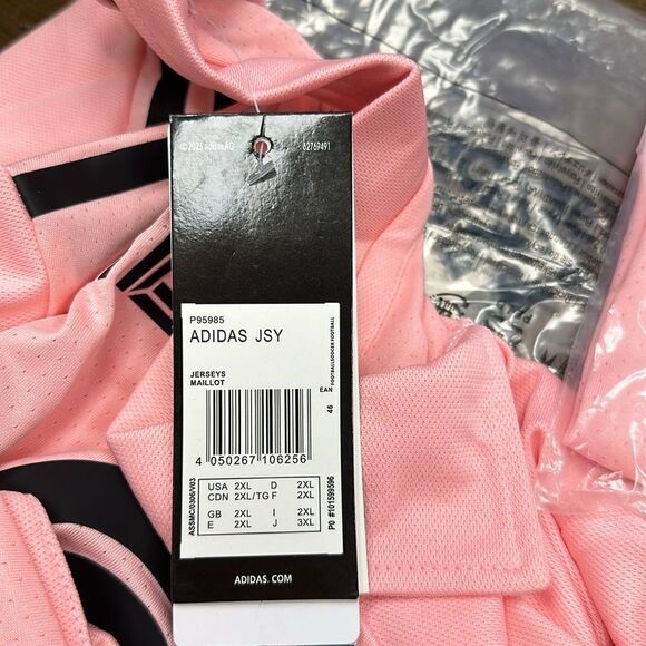 Adidas 23/24 Miami CF Home Jersey Messi 10 Pink Small NWT in packaging - Picture 13 of 13